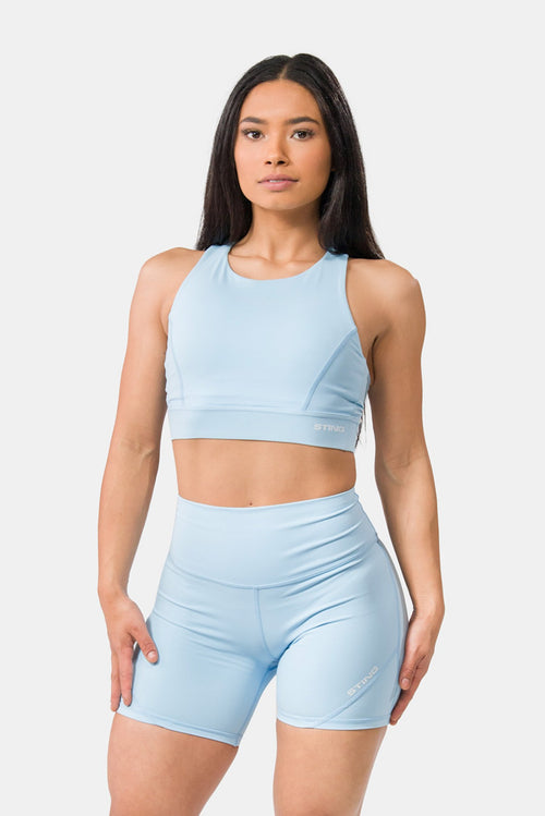 STING Aurora Coral Impact Sports Bra Blue