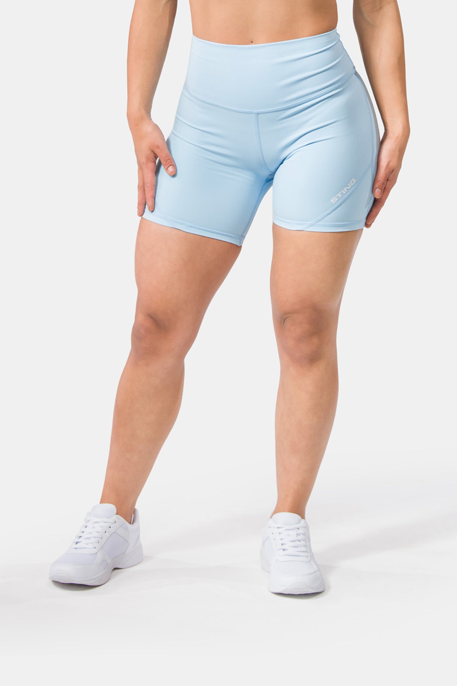 STING Aurora Coral Bike Shorts Blue
