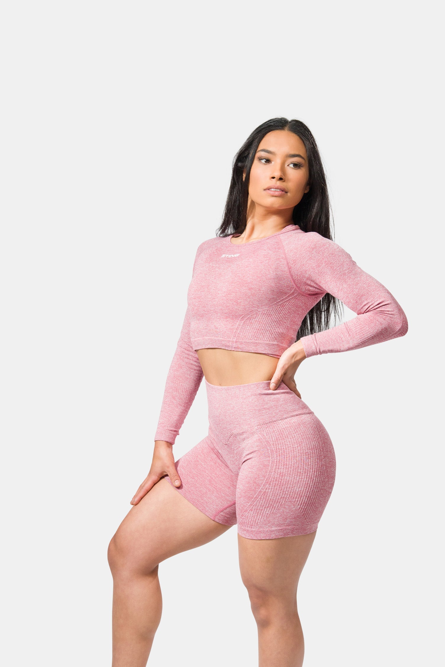 STING Allure Seamless Bike Shorts Pink Marle