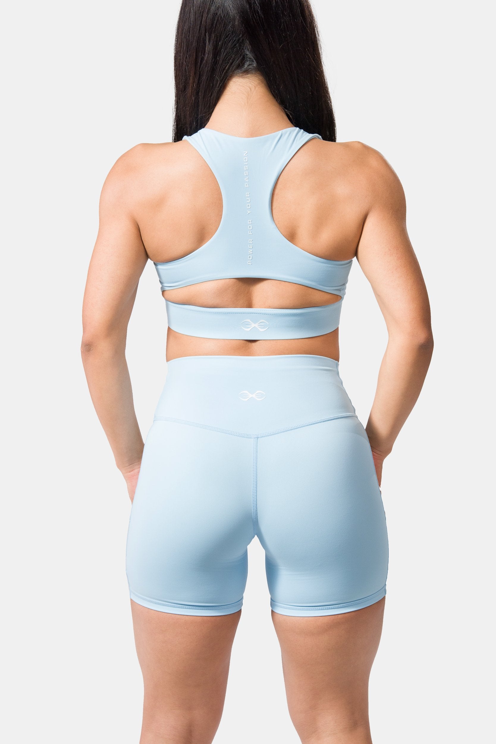 STING Aurora Coral Bike Shorts Blue