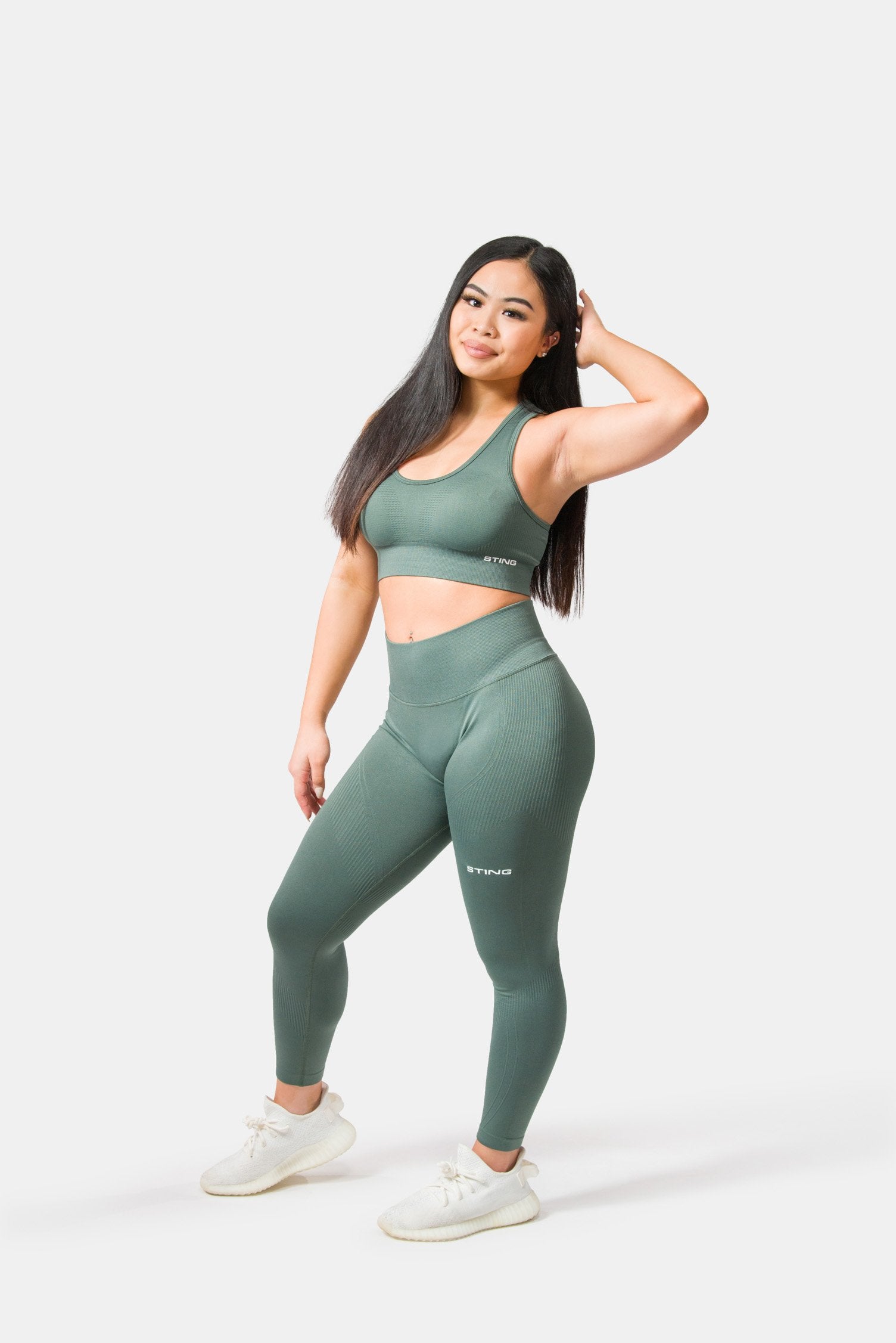 STING Allure Seamless Leggings Khaki