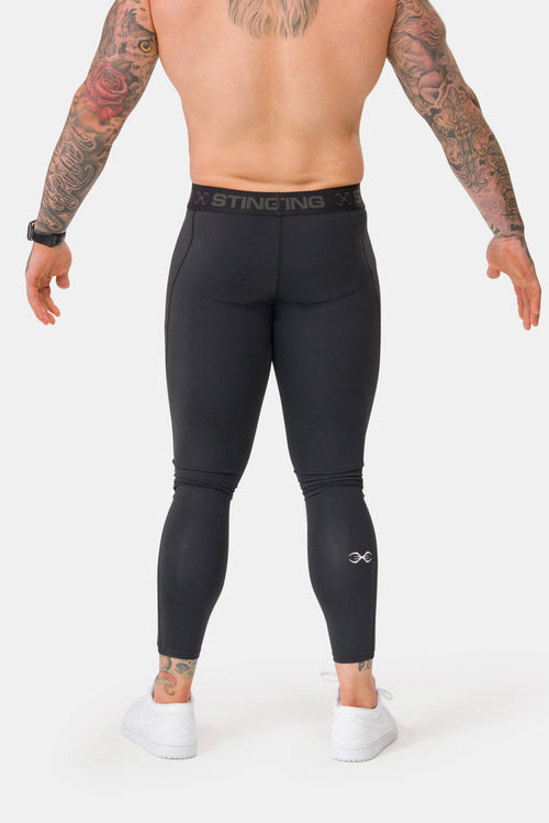 STING Mens Kinetic Leggings Black