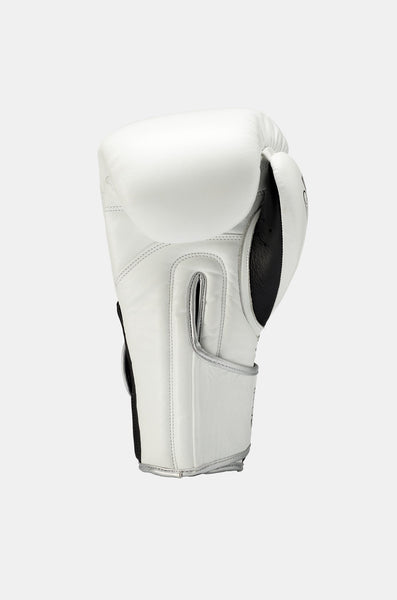Viper X Velcro Boxing Gloves-White & Silver – STING USA