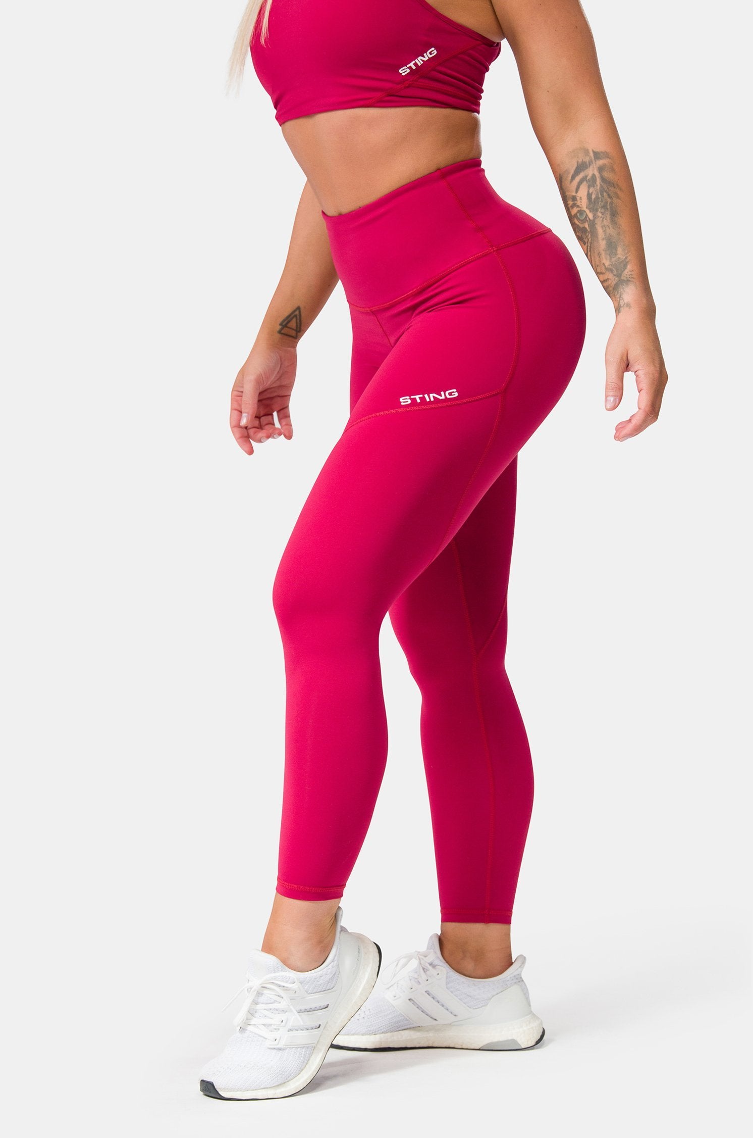 STING Aurora Envy Leggings Burgundy