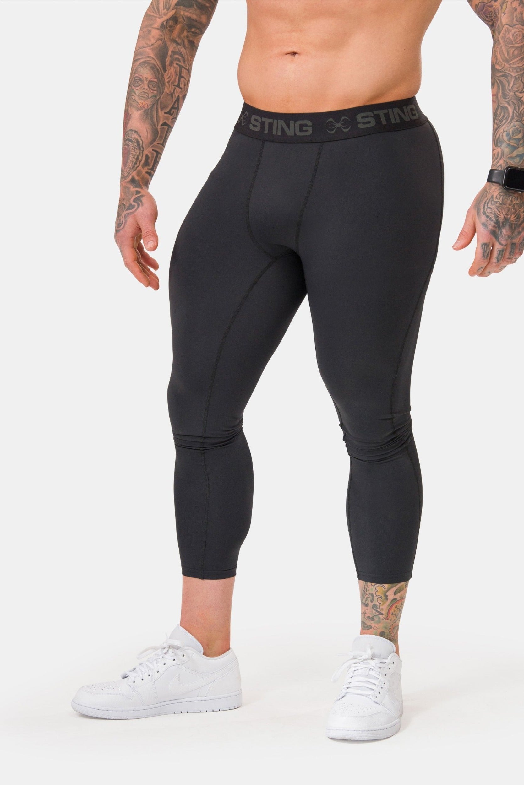 STING Mens Kinetic Leggings Black