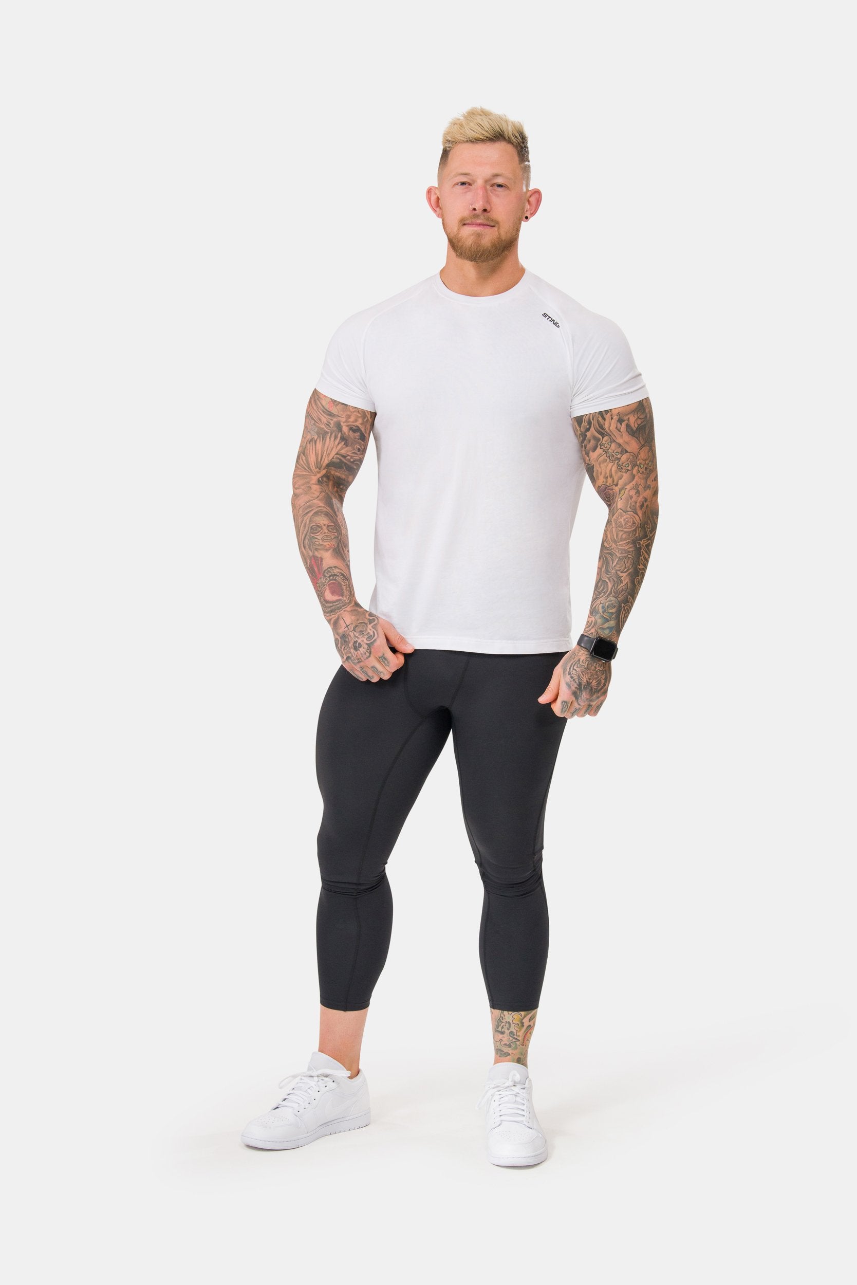 STING Mens Kinetic Leggings Black