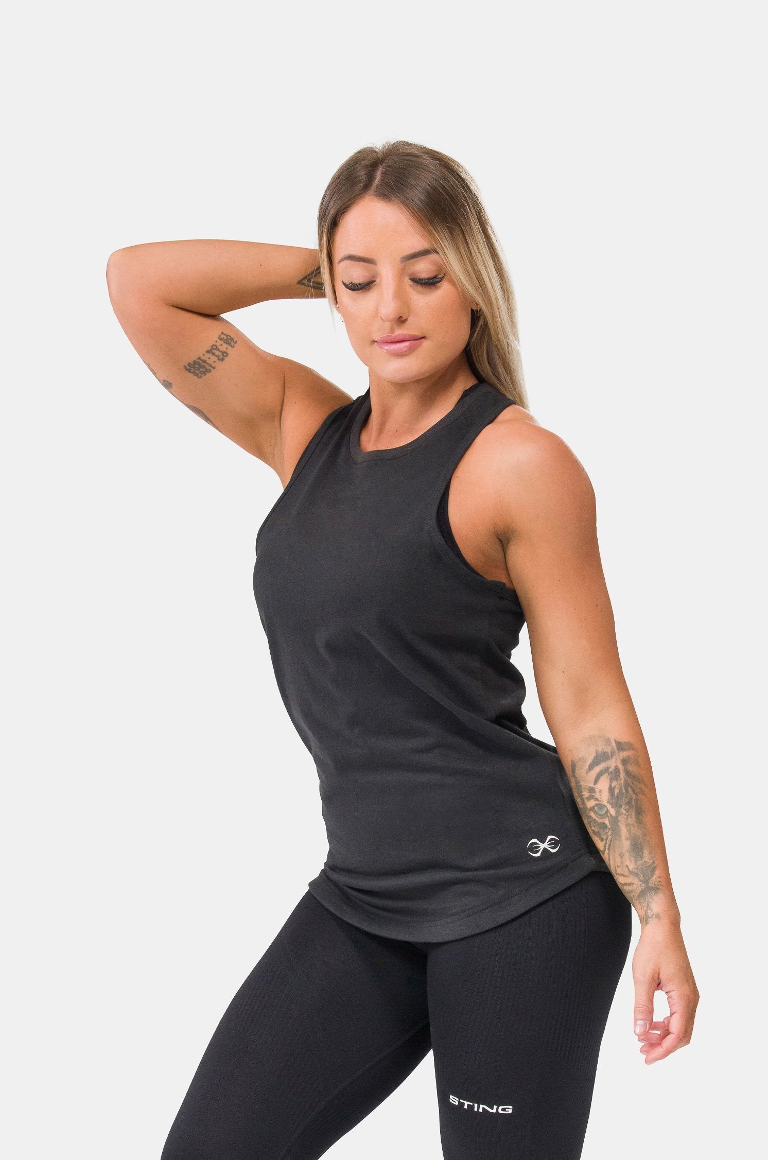 STING Womens Aurora Singlet Black