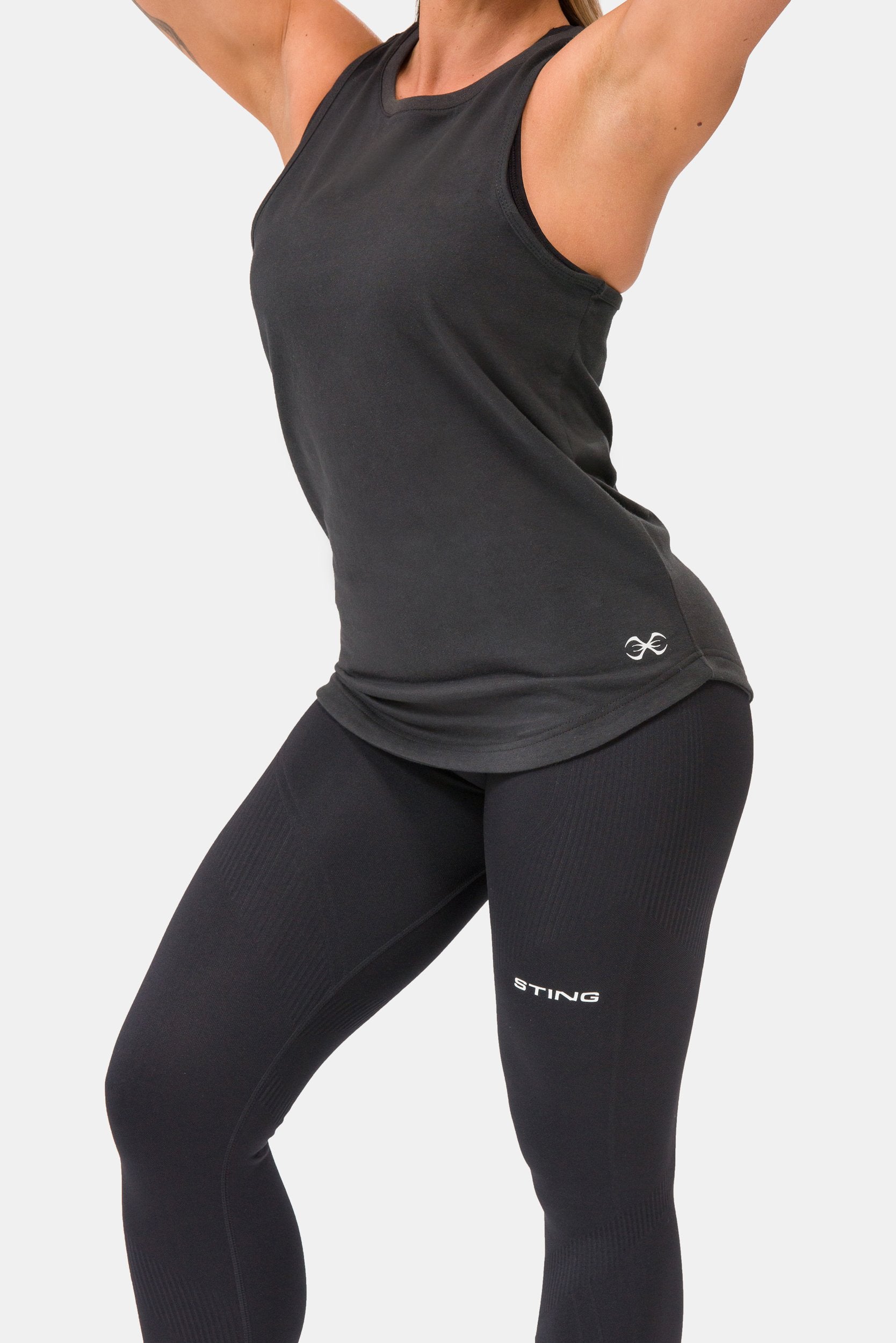 STING Womens Aurora Singlet Black