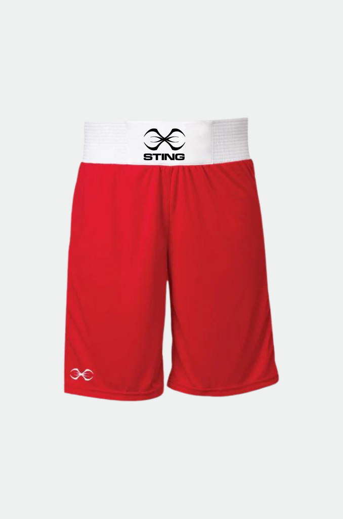 Junior Unisex Mettle Boxing Shorts-Red – STING USA