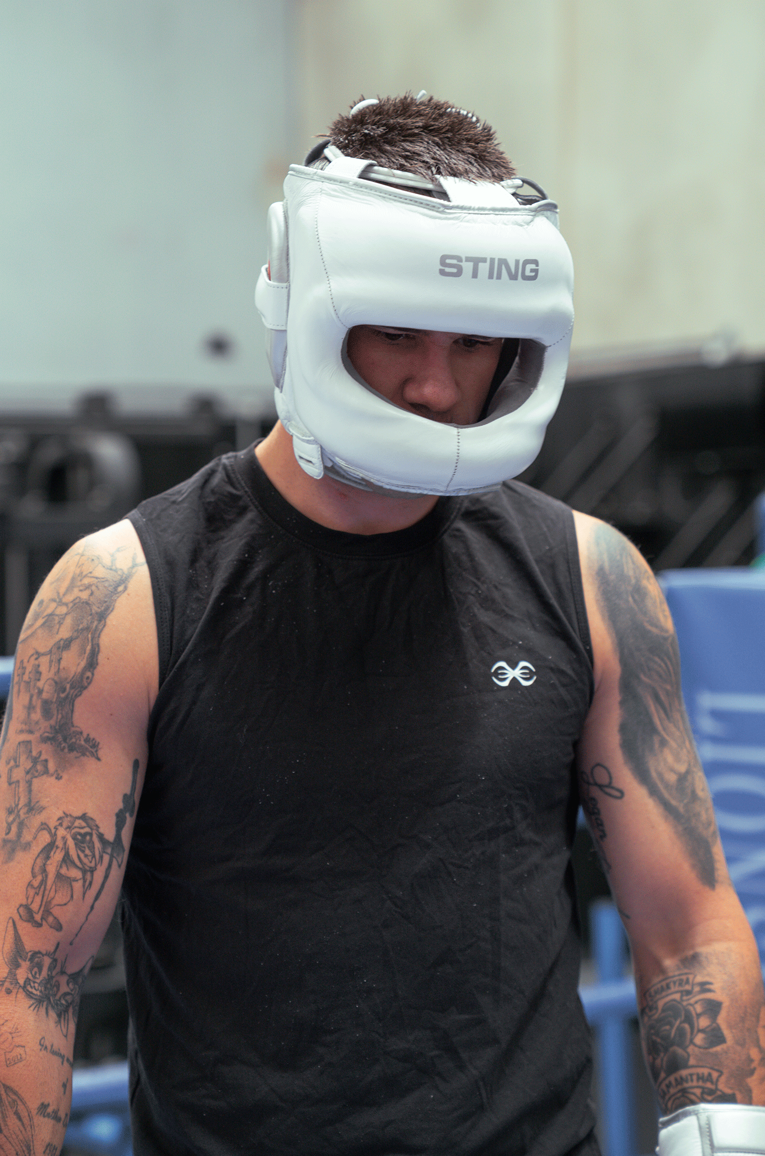 STING Viper X Face Shield-White/Silver STING Viper X Face Shield-White/Silver