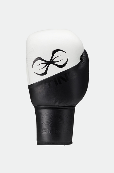 orion handschuhe Sting Orion Lace Up Boxing Gloves, Black/White / 14oz