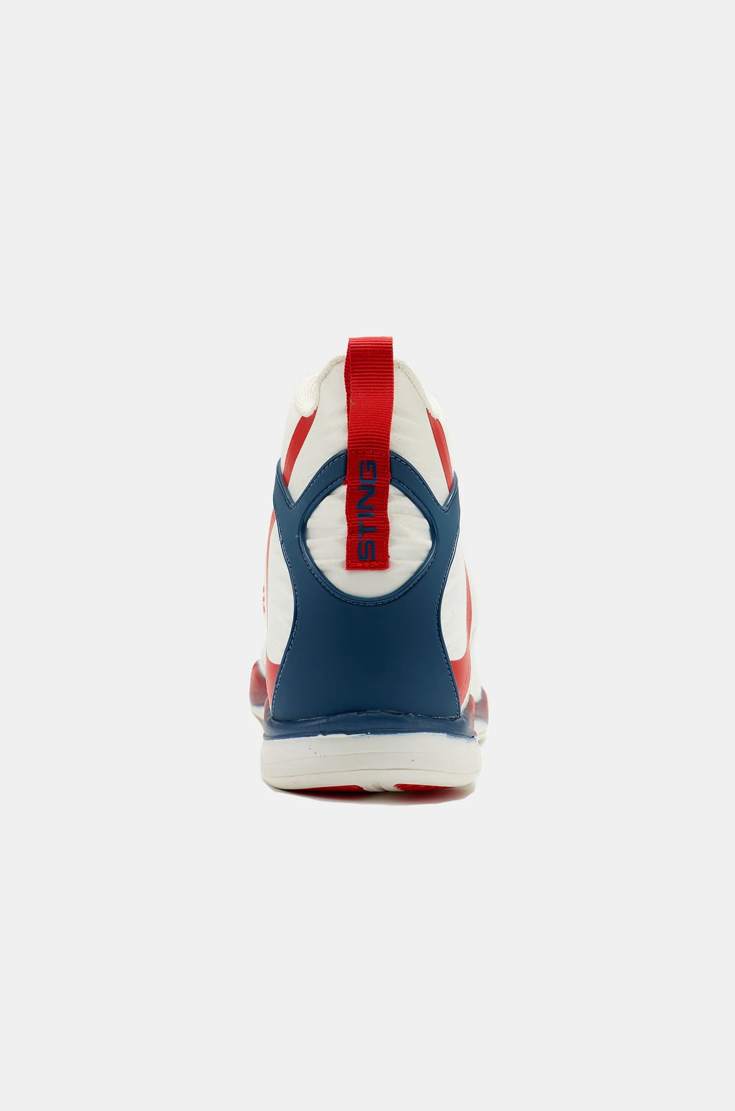Red white and blue nike boxing shoes shop
