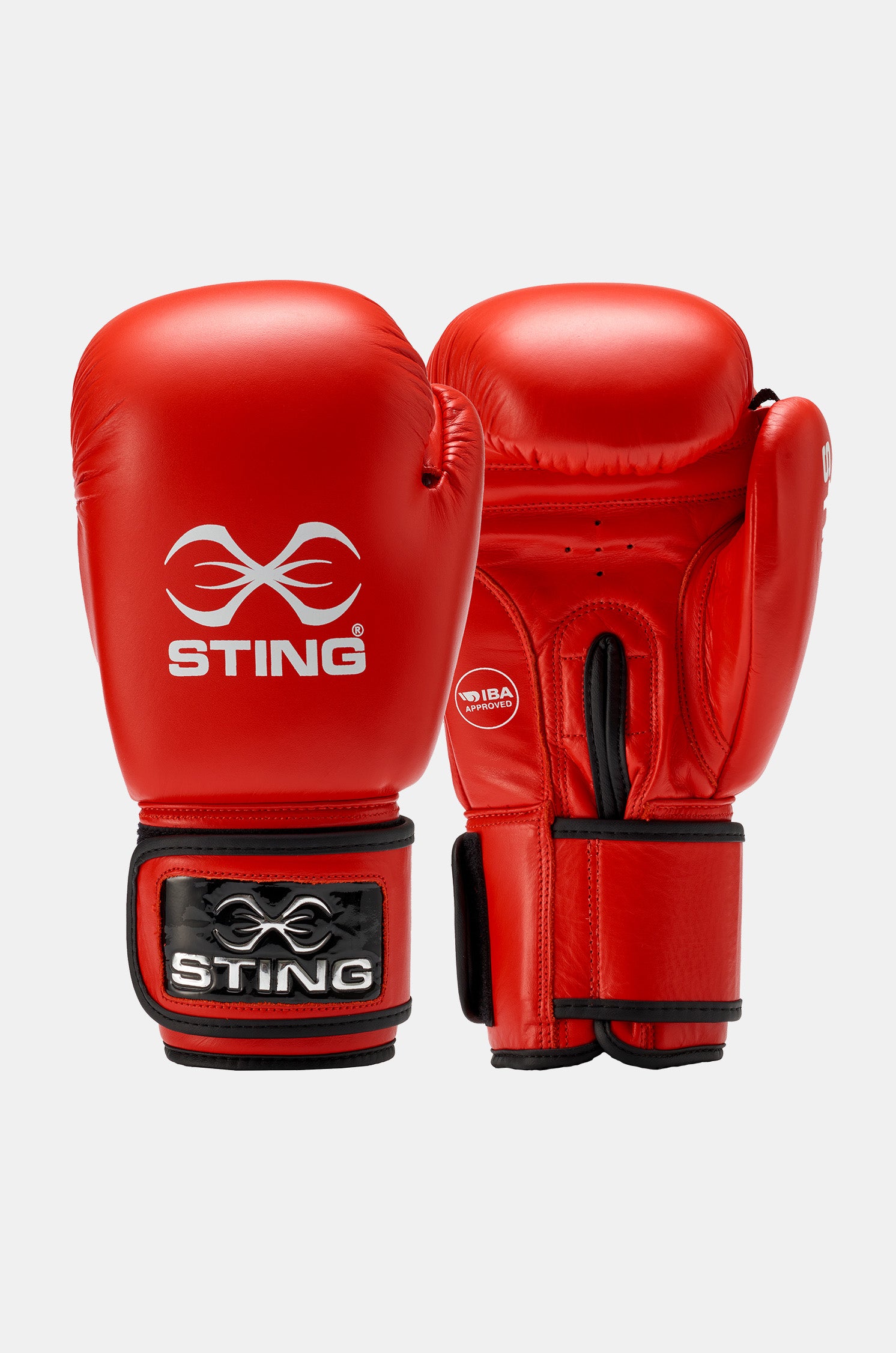 Red IBA Approved Competition Boxing Gloves – STING USA