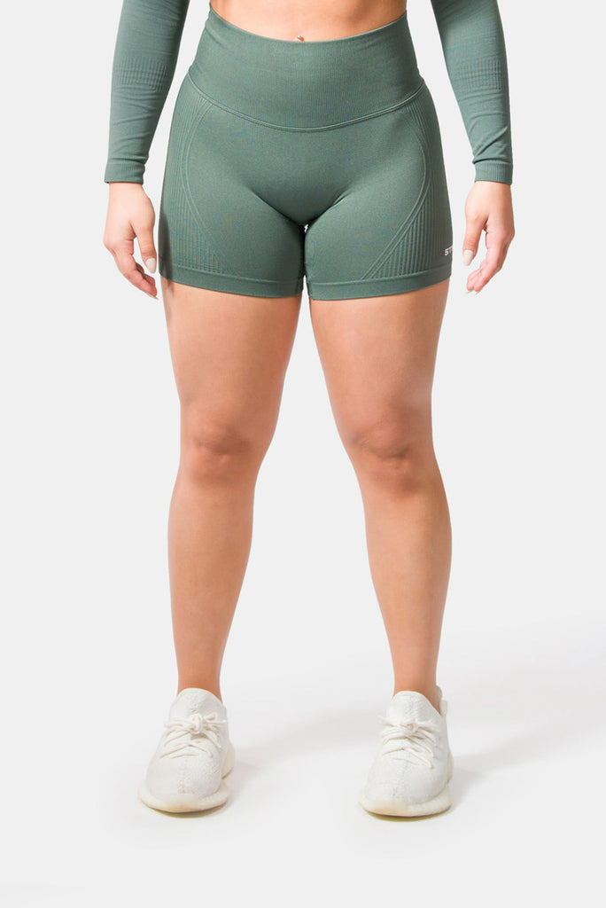 Allure Seamless Bike Shorts-Khaki – STING USA