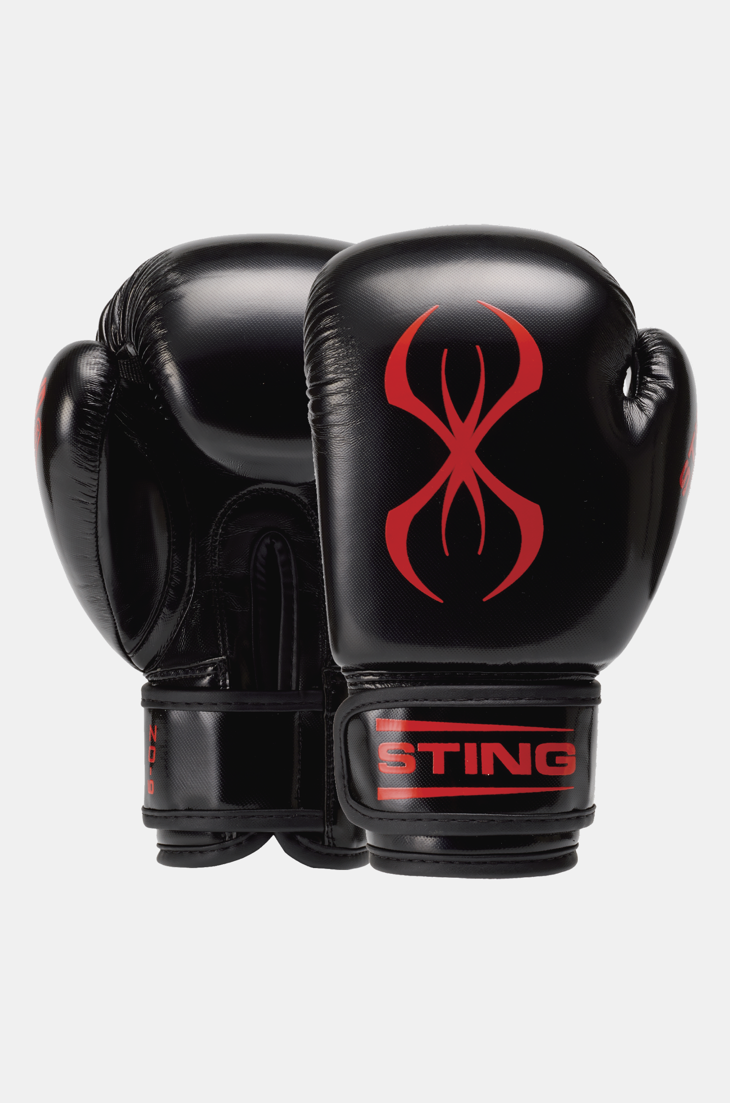 Sting Arma Junior Boxing Gloves-Black/Red