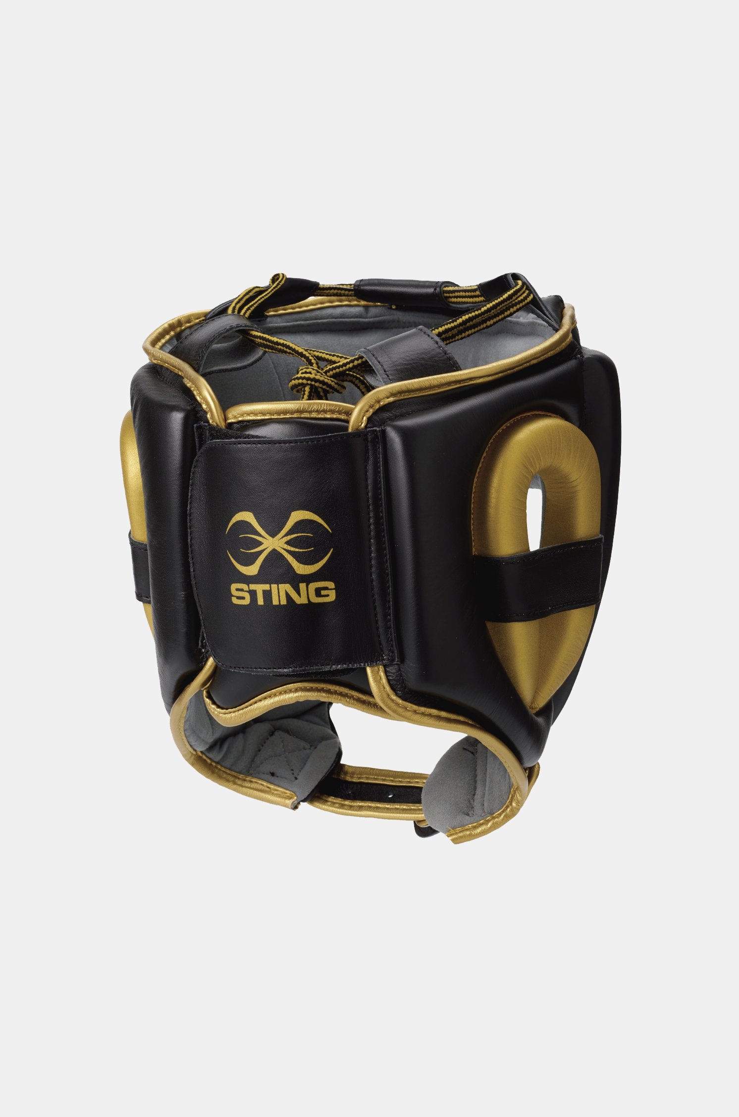 Viper Gel Full Face Head Guard Black Gold Viper Gel Full Face Head Guard Black Gold