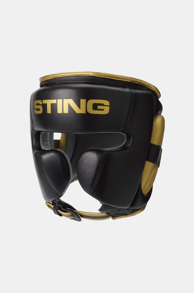 Viper Gel Full Face Head Guard Black Gold – STING USA