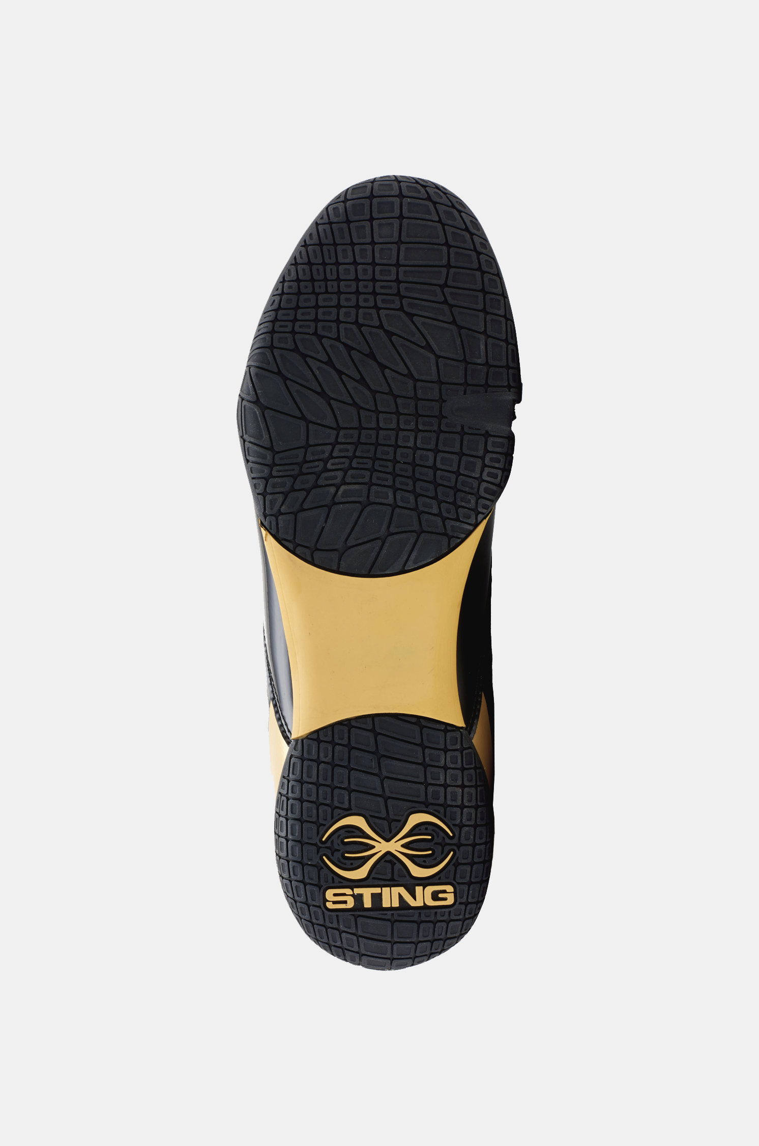 STING Viper Boxing Shoes Black Gold