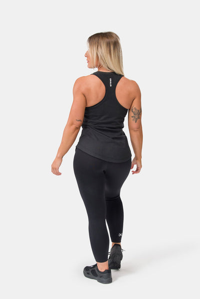 Womens Aurora Singlet Black
